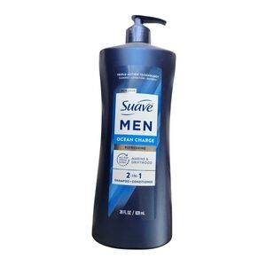 Suave Men Ocean Charge 2-in-1 Shampoo + Conditioner